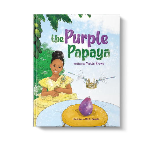 The Purple Papaya Hardcover Book
