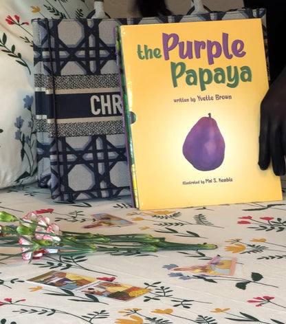 The Purple Papaya Hardcover Book